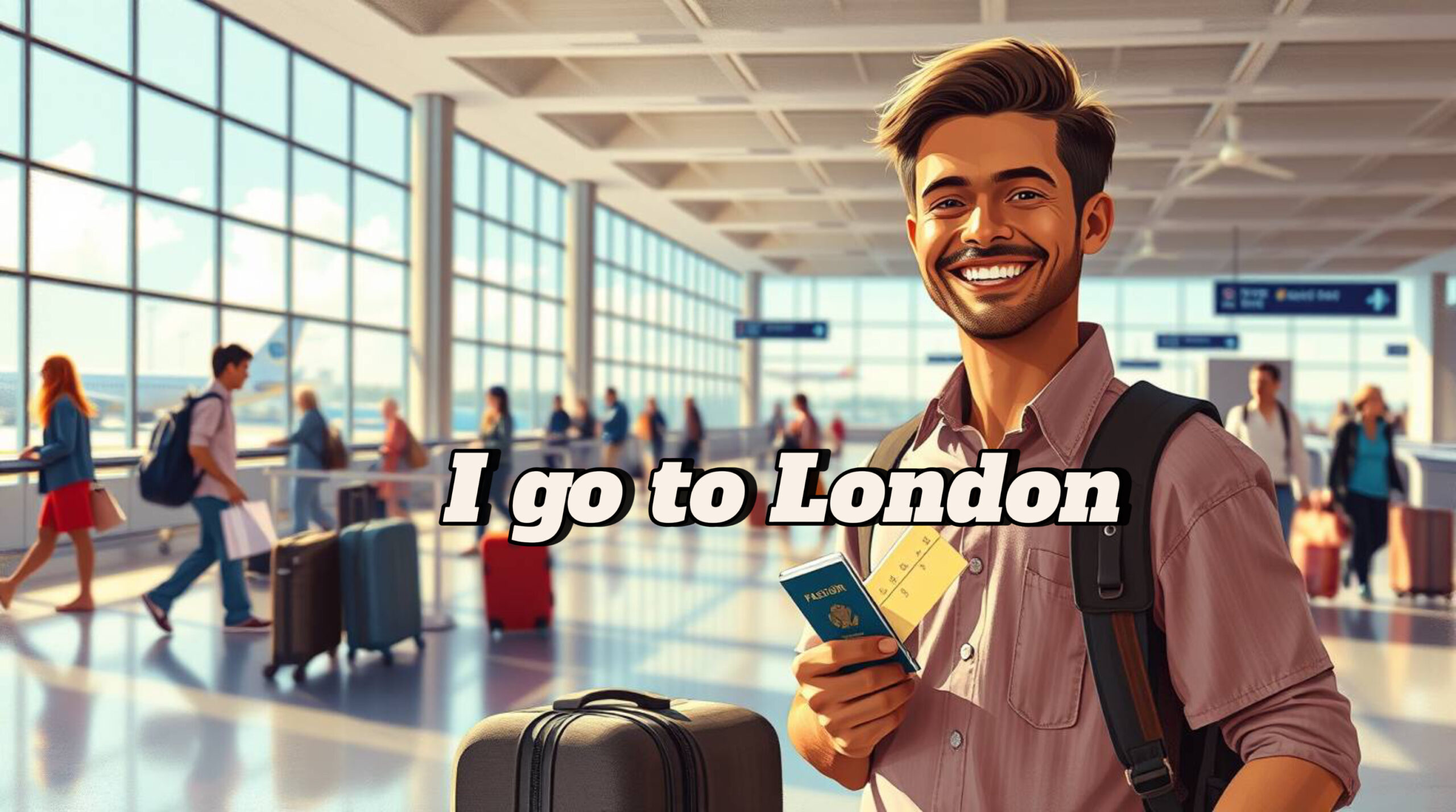 I go to London