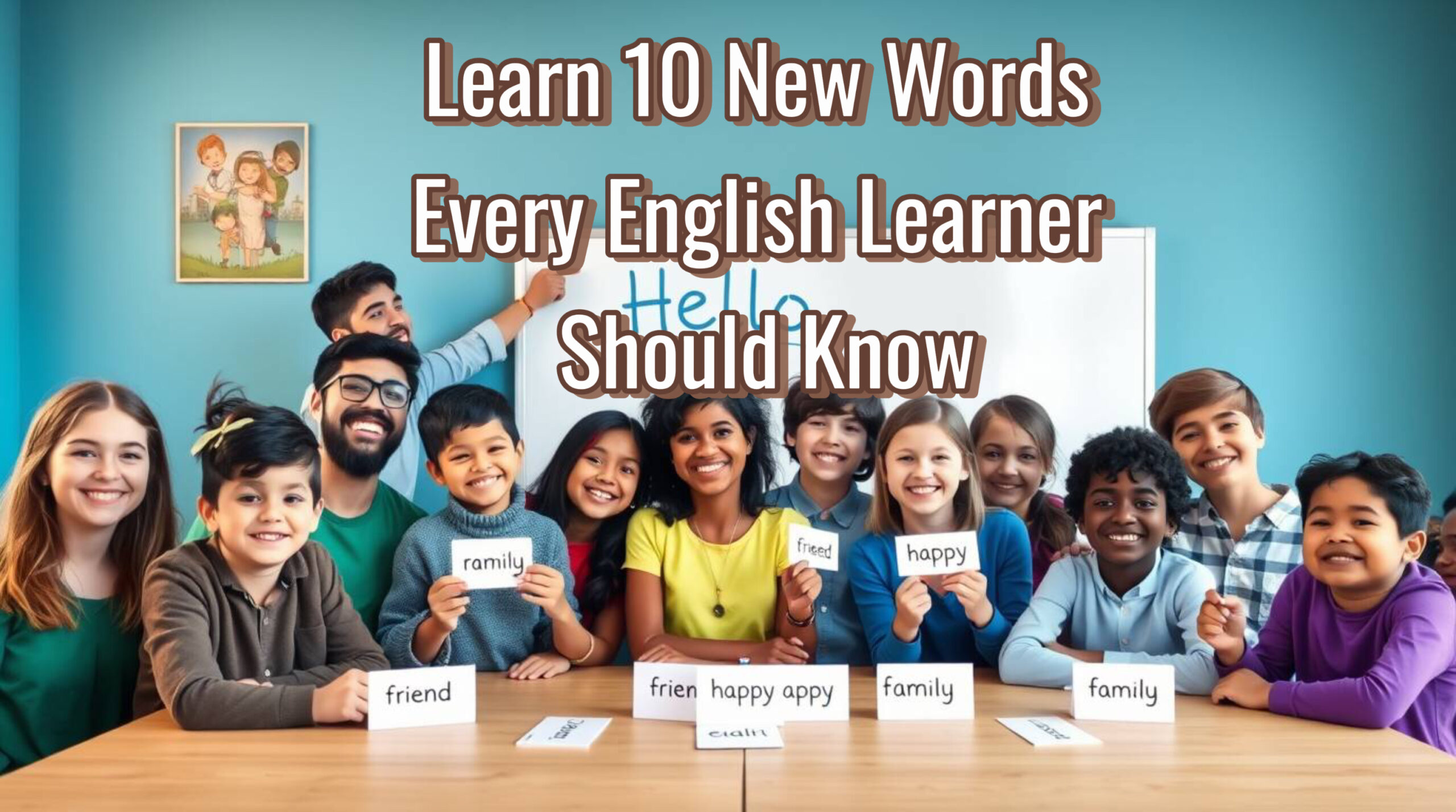 Learn 10 New Words Every English Learner Should Know: A Beginner’s Guide (Perfect for A1 Level)